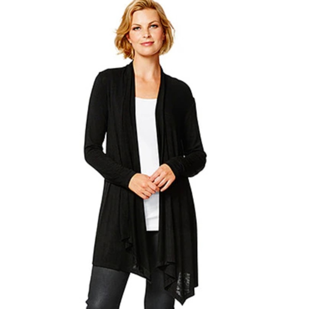 White House Black Market Medium-Thickness Black Sweater